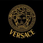 versace-brand-symbol-with-name-brown-logo-clothes-design-icon-abstract-illustration-with-black-background-free-vector