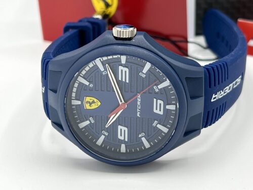 IMG_0253 SCUDERIA FERRARI Silicone Strap Watch