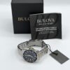 Bulova Silver/Gold-Tone Stainless Steel Men's Watch