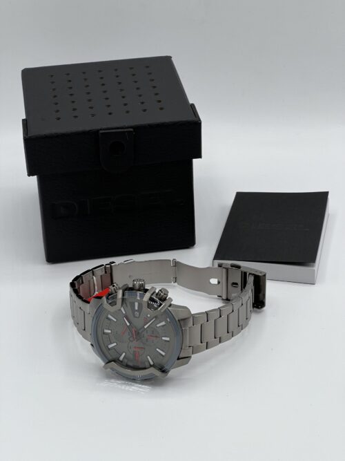IMG_3190 Diesel Griffed Chronograph Gunmetal-Tone Stainless Steel Watch