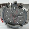Diesel Griffed Chronograph Gunmetal-Tone Stainless Steel Watch
