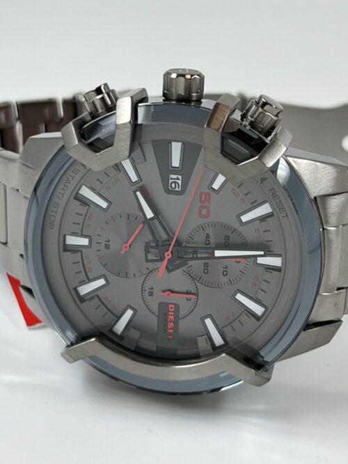 IMG_3218 Diesel Griffed Chronograph Gunmetal-Tone Stainless Steel Watch