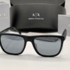 ARMANI EXCHANGE Light grey mirror black Square Men's Sunglasses