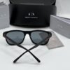 ARMANI EXCHANGE Light grey mirror black Square Men's Sunglasses