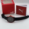UMA Analogue Three-Hand Black Silicone Watch