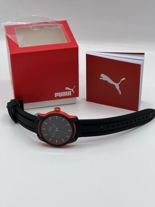 UMA Analogue Three-Hand Black Silicone Watch