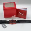 UMA Analogue Three-Hand Black Silicone Watch