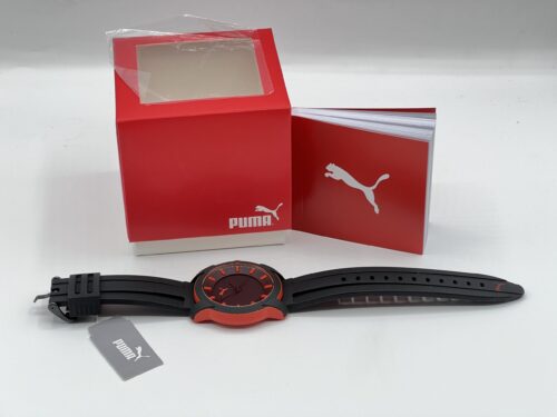 UMA Analogue Three-Hand Black Silicone Watch