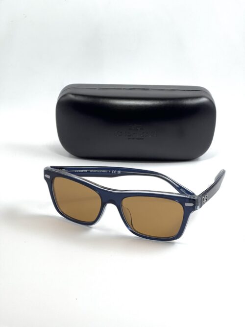 IMG_5167 COACH Blue Square Sunglasses