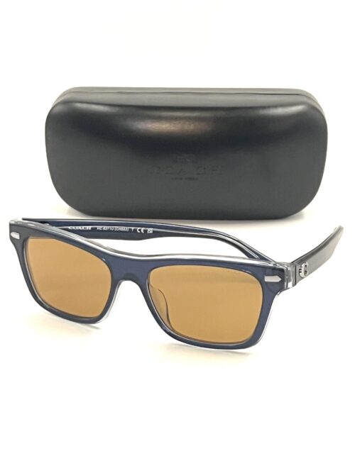 IMG_5173 COACH Blue Square Sunglasses