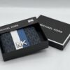 Michael Kors  Blue Mason Signature Logo Stripe Billfold Wallet
