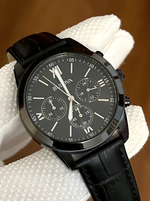 Men's Bulova Classic Quartz Mineral Crystal Watch