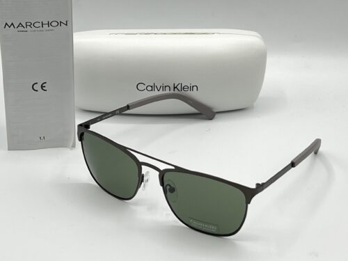 IMG_7751 CALVIN KLEIN Men's Grey Square Sunglasses