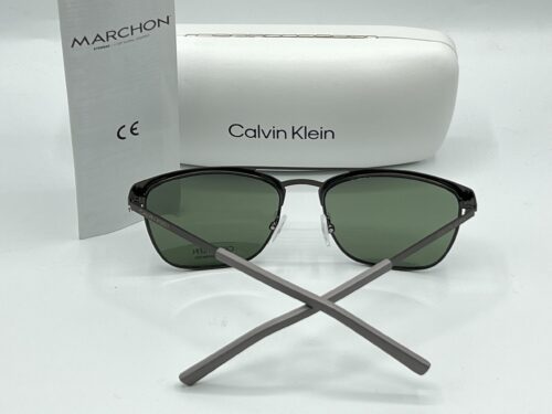 IMG_7778 CALVIN KLEIN Men's Grey Square Sunglasses