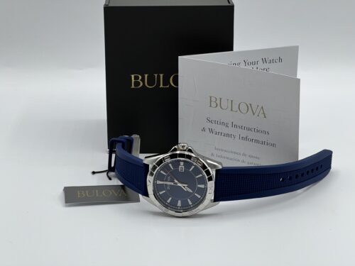 Bulova Casual Sport Stainless Steel Mens Watch