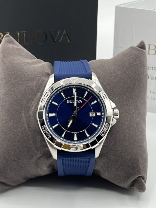 Bulova Casual Sport Stainless Steel Mens Watch