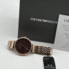 Armani Exchange Rose Gold-Tone Stainless Steel Watch