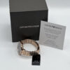 Armani Exchange Rose Gold-Tone Stainless Steel Watch
