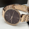 Armani Exchange Rose Gold-Tone Stainless Steel Watch