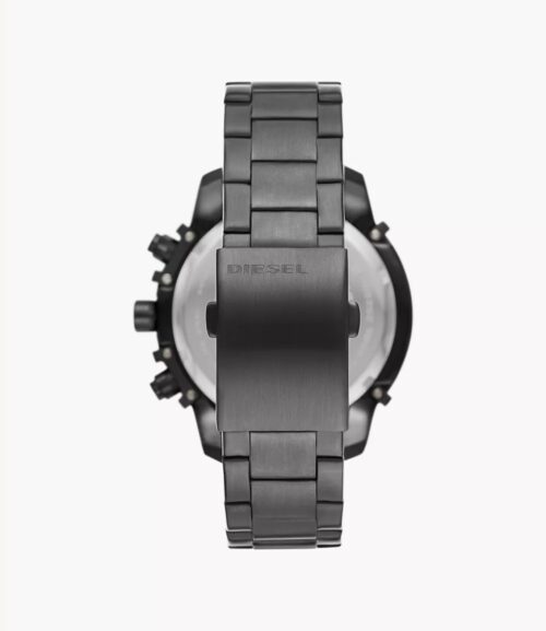 Untitled Diesel Griffed Chronograph Gunmetal-Tone Stainless Steel Watch