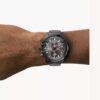 Diesel Griffed Chronograph Gunmetal-Tone Stainless Steel Watch