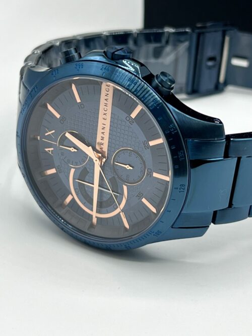 IMG_1205 Armani Exchange Chronograph Blue Stainless Steel Watch