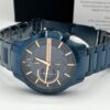 Armani Exchange Chronograph Blue Stainless Steel Watch