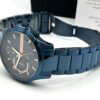 Armani Exchange Chronograph Blue Stainless Steel Watch