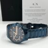Armani Exchange Chronograph Blue Stainless Steel Watch
