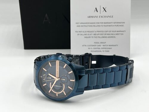 IMG_1234 Armani Exchange Chronograph Blue Stainless Steel Watch