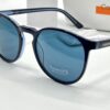 CALVIN KLEIN Blue Oval Sunglasses