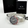 Armani Exchange Three-Hand Date Stainless Steel Watch
