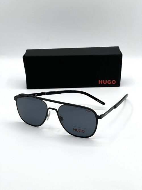IMG_6581 Hugo Boss Grey Pilot Men's Sunglasses