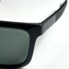 Armani Exchange Grey Green Rectangular Men's Sunglasses