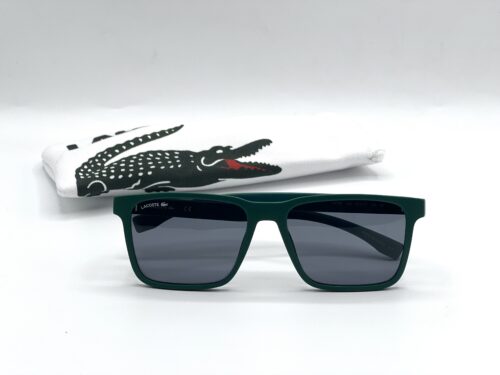 LACOSTE Green Rectangular Men's Sunglasses
