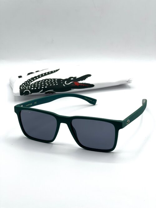 LACOSTE Green Rectangular Men's Sunglasses