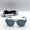 NIKE Teal Mirror Round Unisex Sunglasses