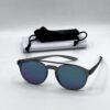 NIKE Teal Mirror Round Unisex Sunglasses