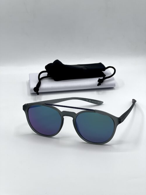 IMG_8509 NIKE Teal Mirror Round Unisex Sunglasses