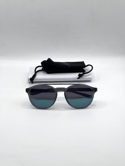 IMG_8518 NIKE Teal Mirror Round Unisex Sunglasses