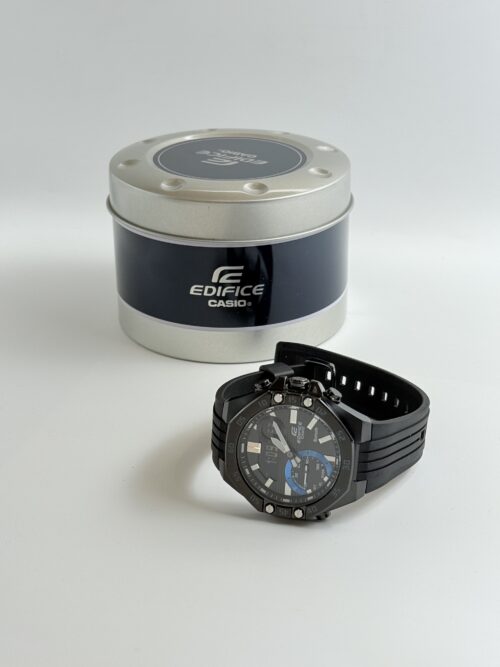 IMG_0032 CASIO Edifice Bluetooth Urethane Band Watch Black
