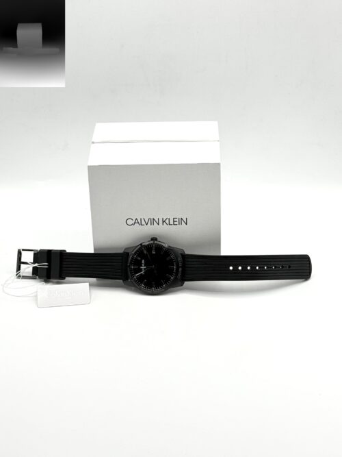 Calvin Klein Swiss Made Quartz Black Dial Men's Watch