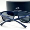 Armani Exchange Mirrored Blue Square Men's Sunglasses