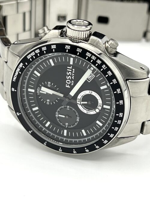Fossil Decker Chronograph Black Dial Men's Watch