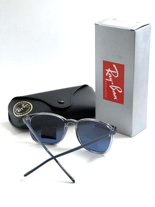 Ray-Ban  Blue Mirror Square Unisex Sunglasses
