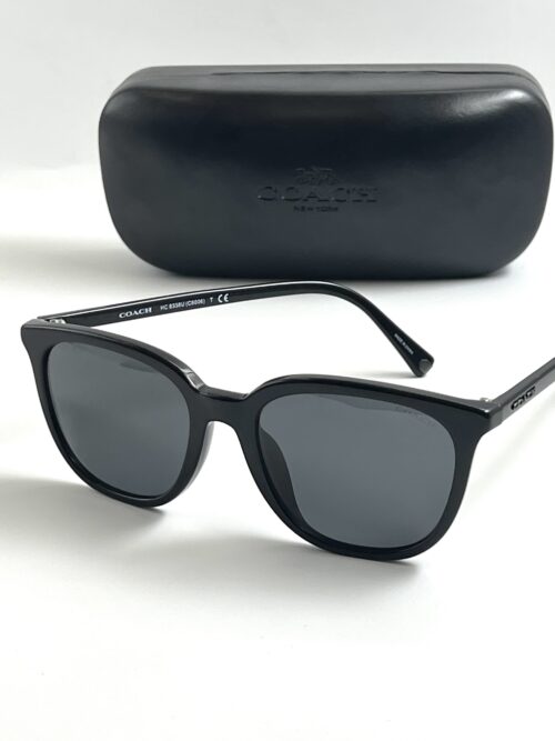 IMG_7221 Coach Dark Grey Square Men's Sunglasses