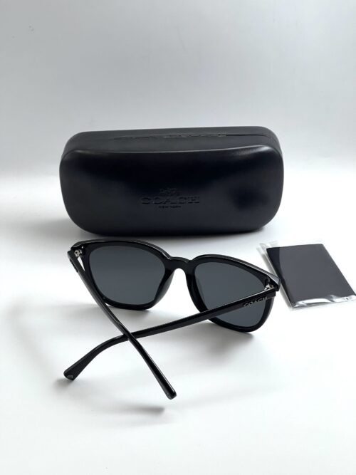 IMG_7257 Coach Dark Grey Square Men's Sunglasses