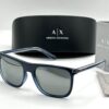 Armani Exchange Grey Square Men's Sunglasses