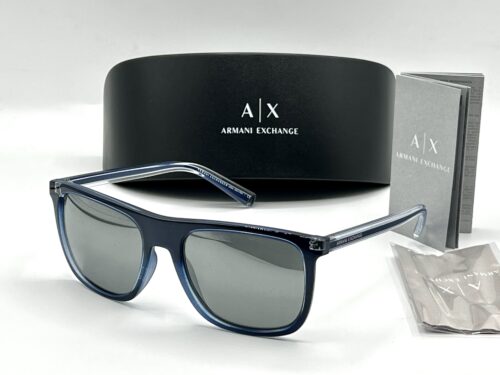 IMG_7278 Armani Exchange Grey Square Men's Sunglasses