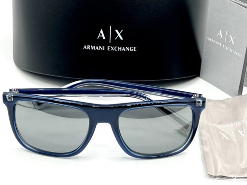 IMG_7290 Armani Exchange Grey Square Men's Sunglasses
